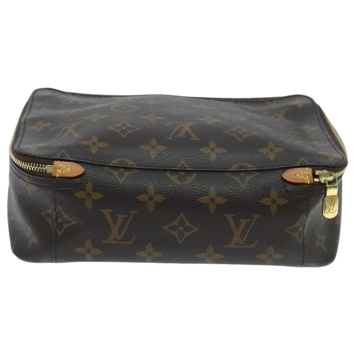 Louis Vuitton Cube Brown Canvas Clutch Bag
