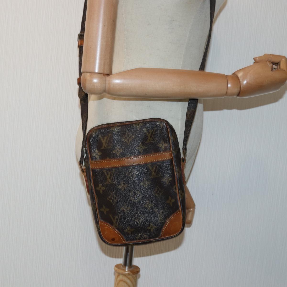 Louis Vuitton Danube Brown Canvas Shoulder Bag