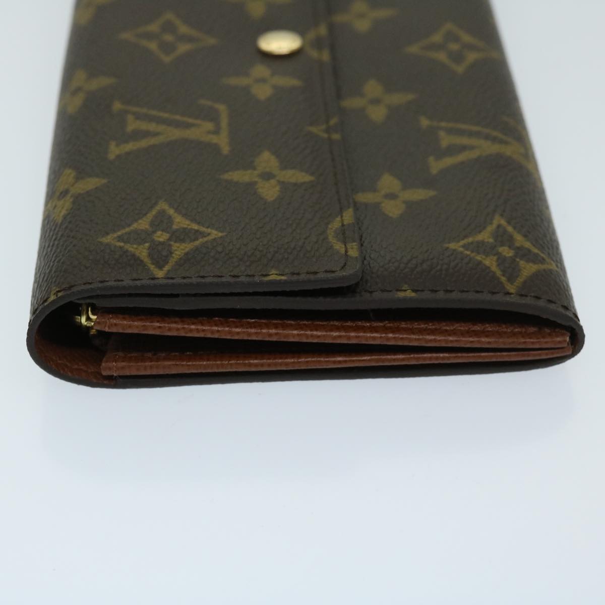 Louis Vuitton Portefeuille Sarah Brown Canvas Wallet