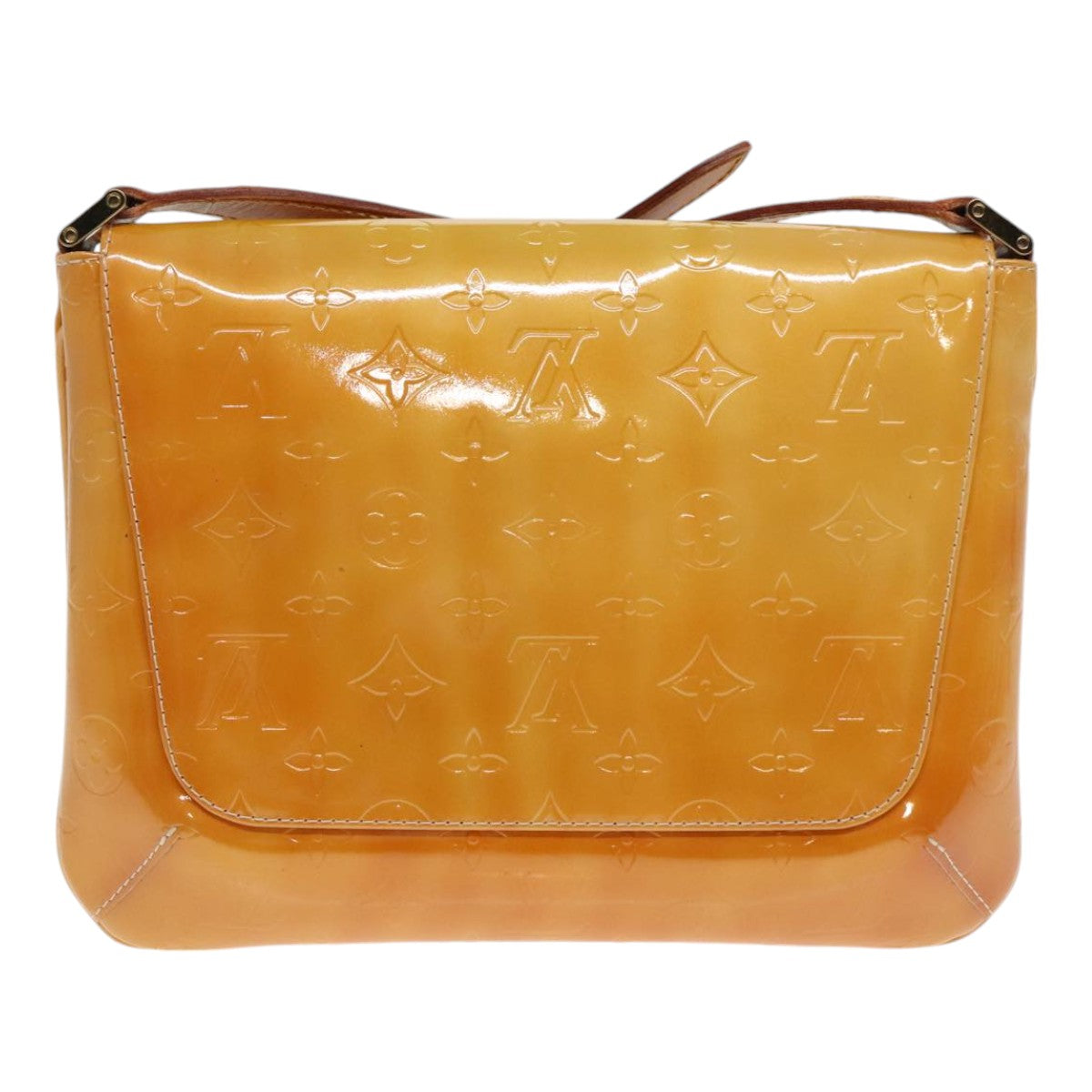 Louis Vuitton Thompson Street Yellow Patent Leather Shoulder Bag