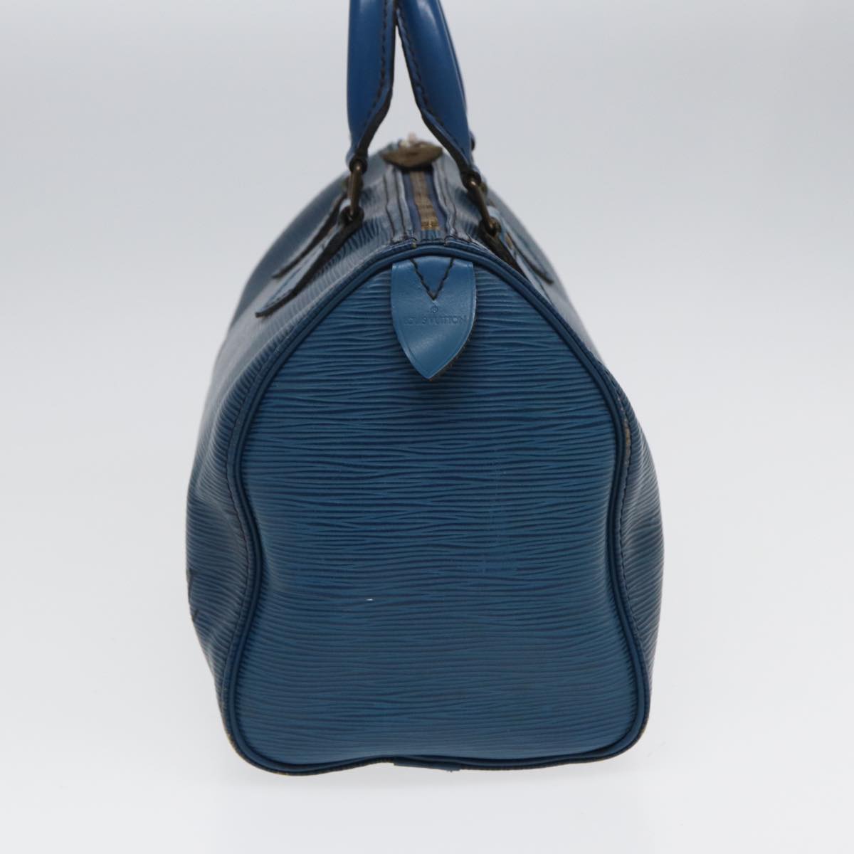 Louis Vuitton Speedy 25 Navy Leather Handbag