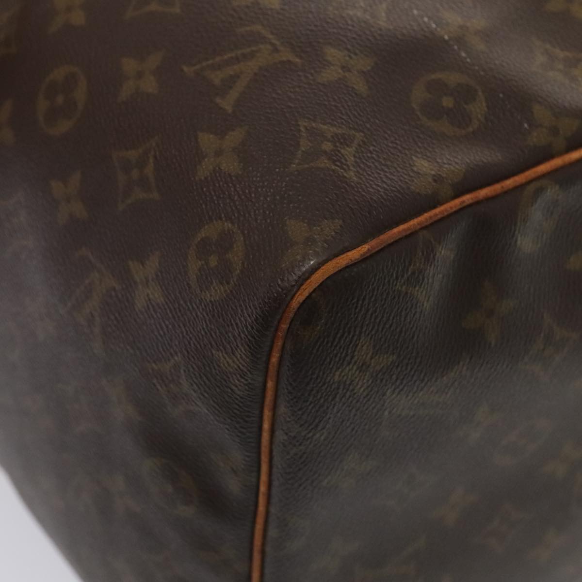 Louis Vuitton Keepall 60 Brown Canvas Travel Bag