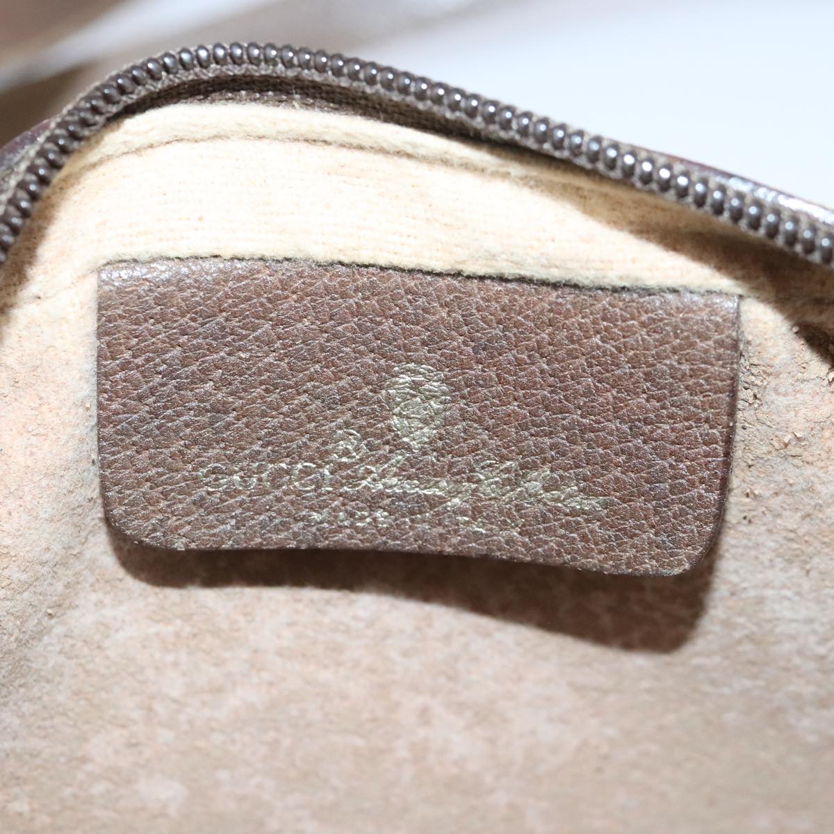 Gucci Sherry Beige Canvas Shoulder Bag