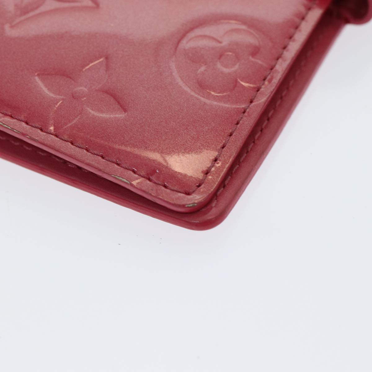 Louis Vuitton Agenda Pm Purple Patent Leather Wallet