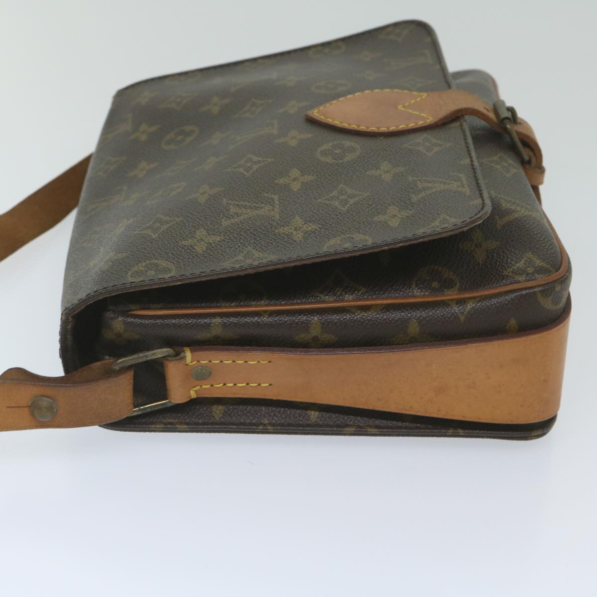 Louis Vuitton Cartouchière Brown Canvas Shoulder Bag