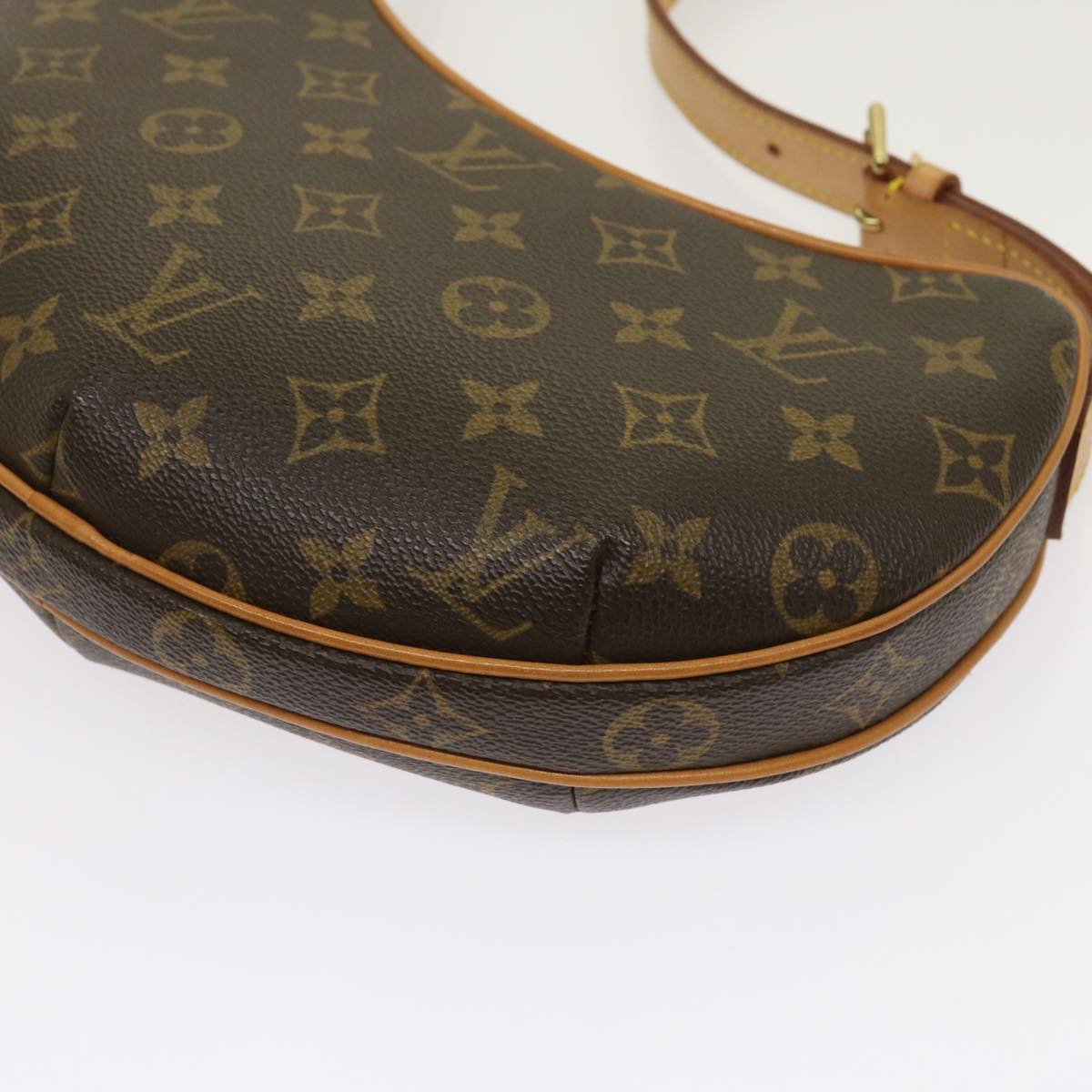Louis Vuitton Croissant Brown Canvas Shoulder Bag