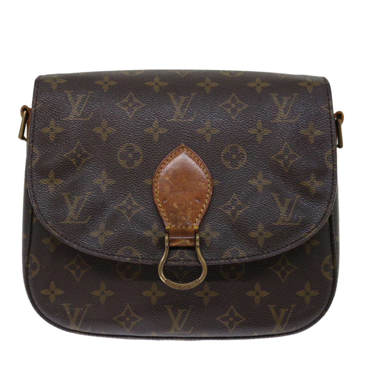 Louis Vuitton Saint Cloud Brown Canvas Shoulder Bag