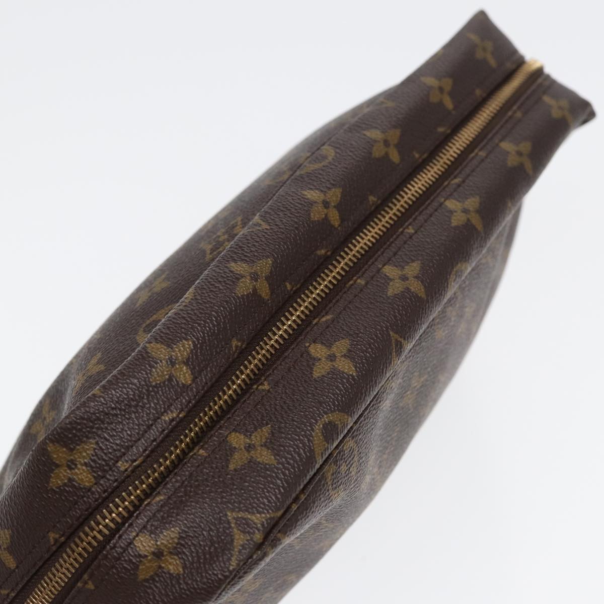 Louis Vuitton Trousse De Toilette Brown Canvas Clutch Bag