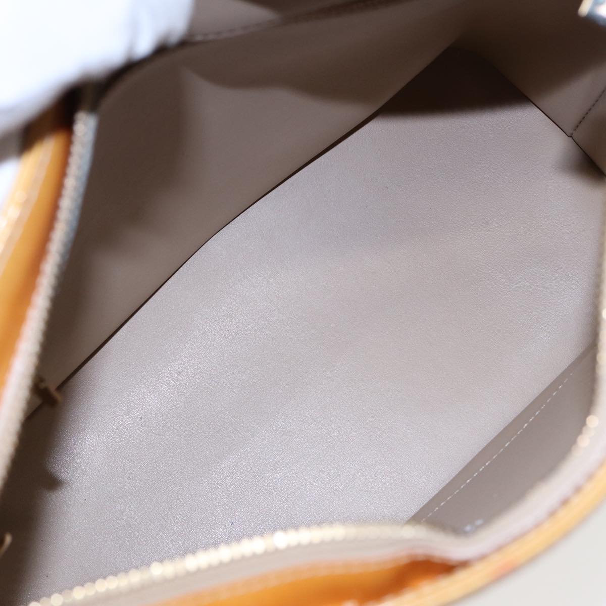 Louis Vuitton Houston Beige Patent Leather Handbag