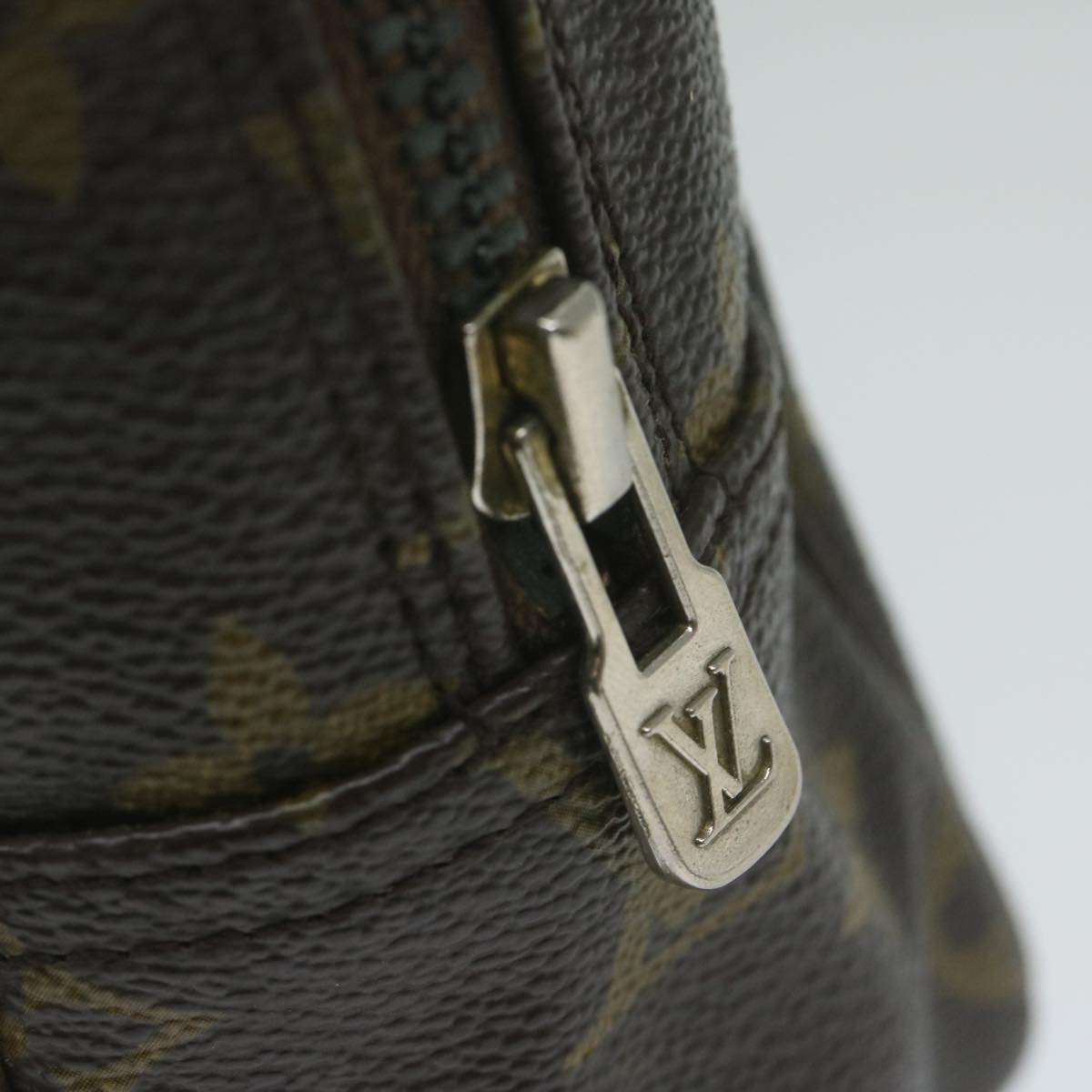 Louis Vuitton Trousse De Toilette Brown Canvas Clutch Bag