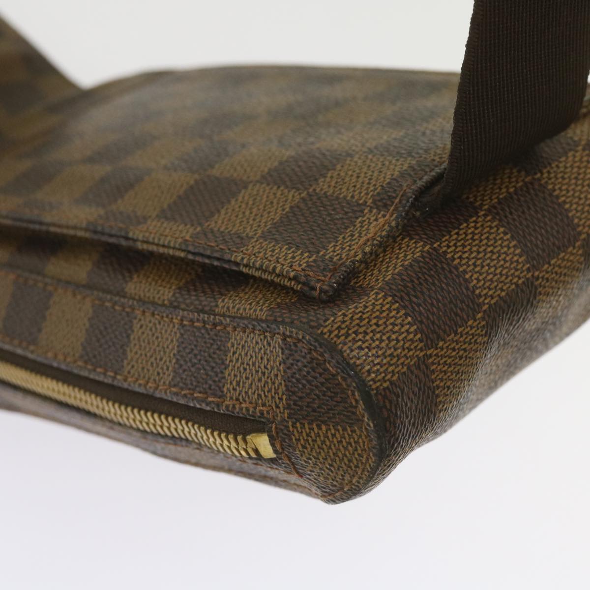 Louis Vuitton Geronimos Brown Canvas Shoulder Bag