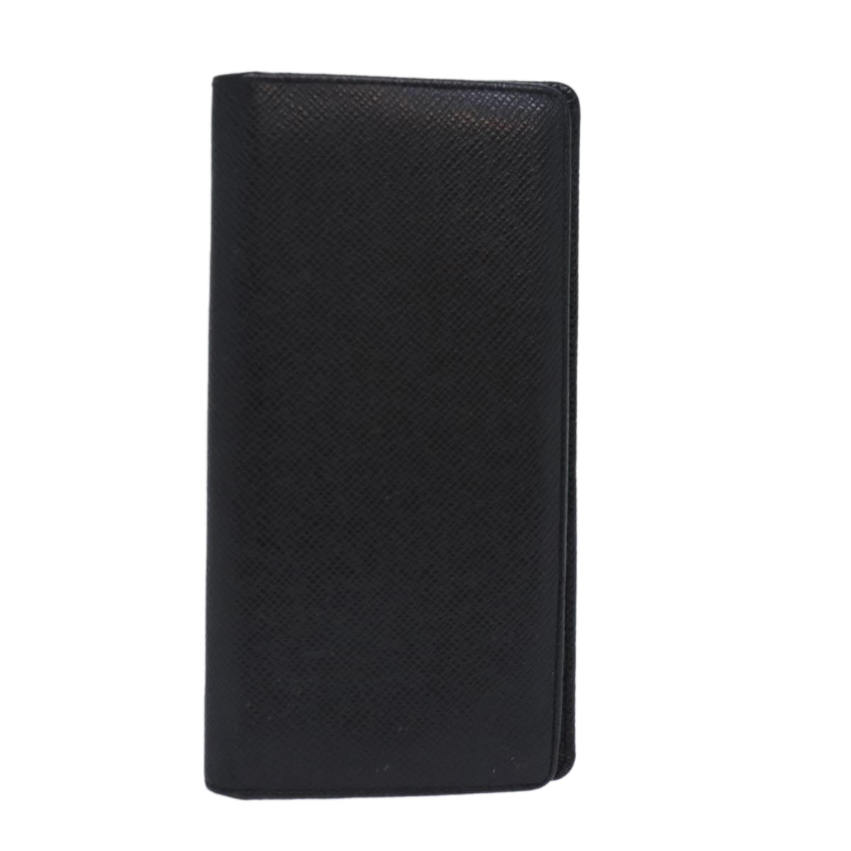 Louis Vuitton Portefeuille Brazza Black Leather Wallet ()