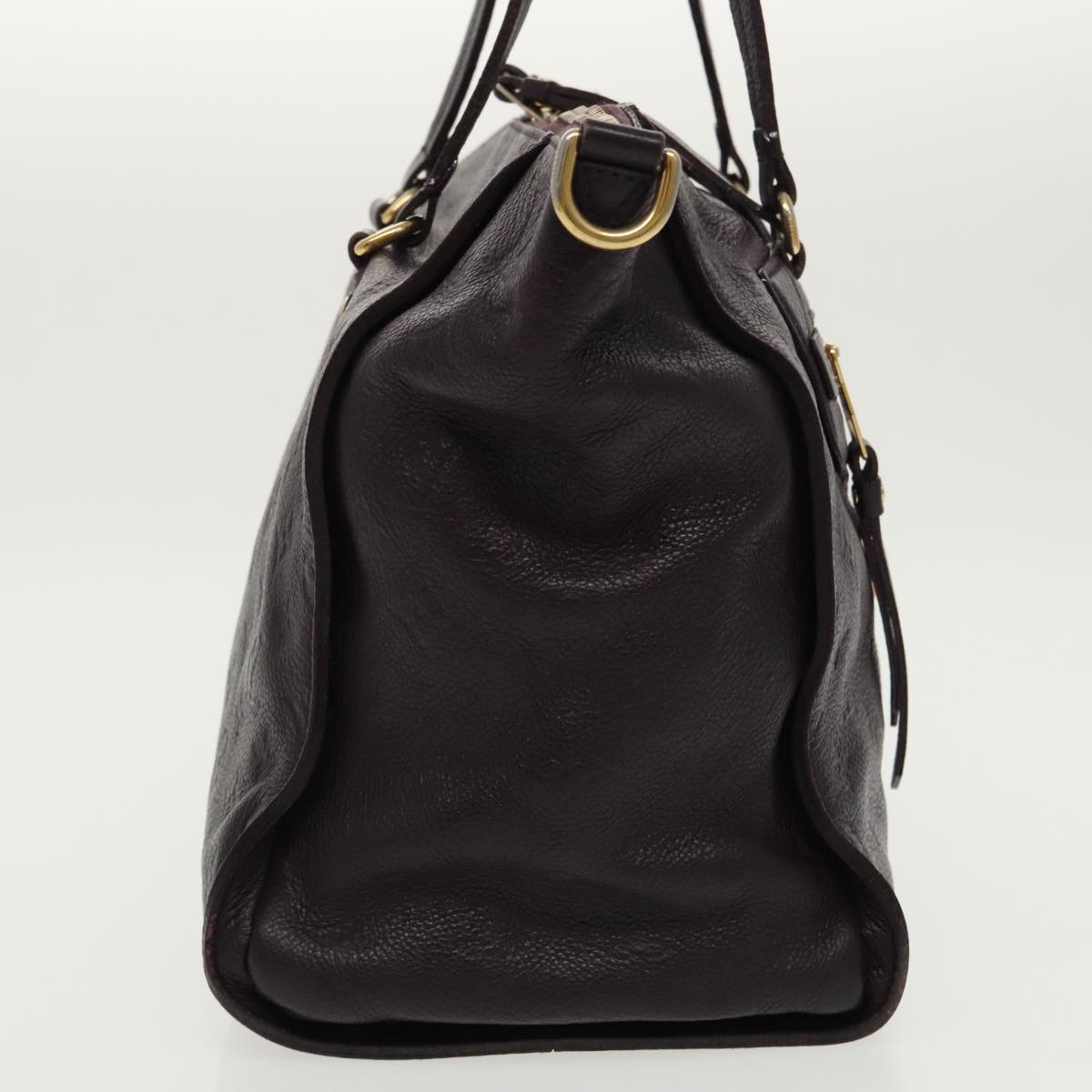 Louis Vuitton Lumineuse Purple Leather Shoulder Bag