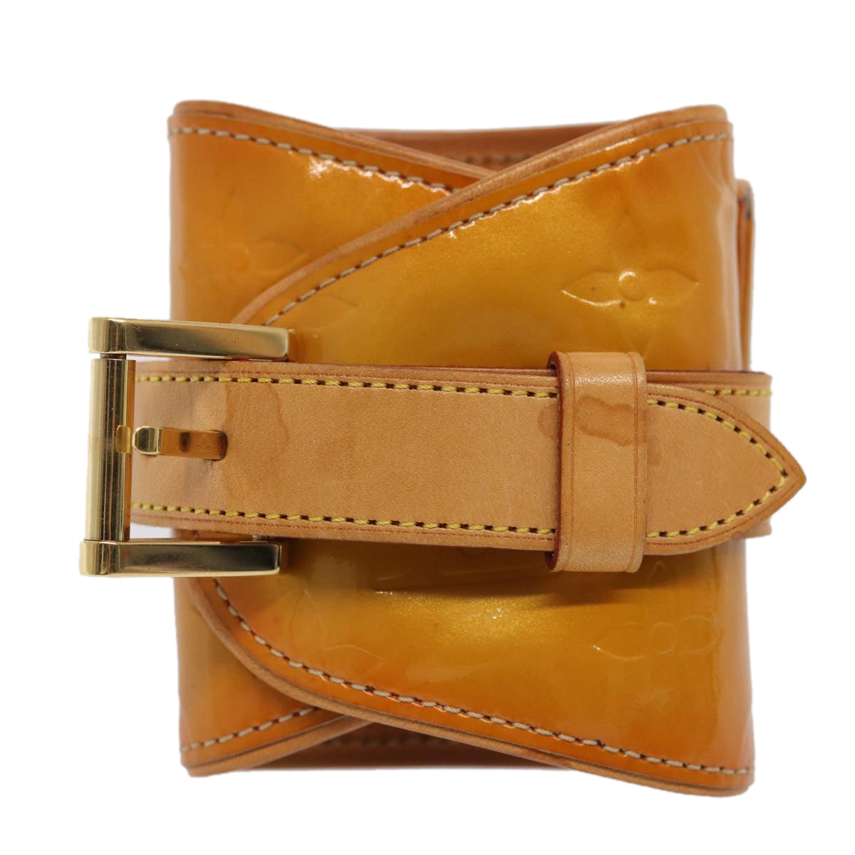 Louis Vuitton Lafayette Street Beige Patent Leather Wallet
