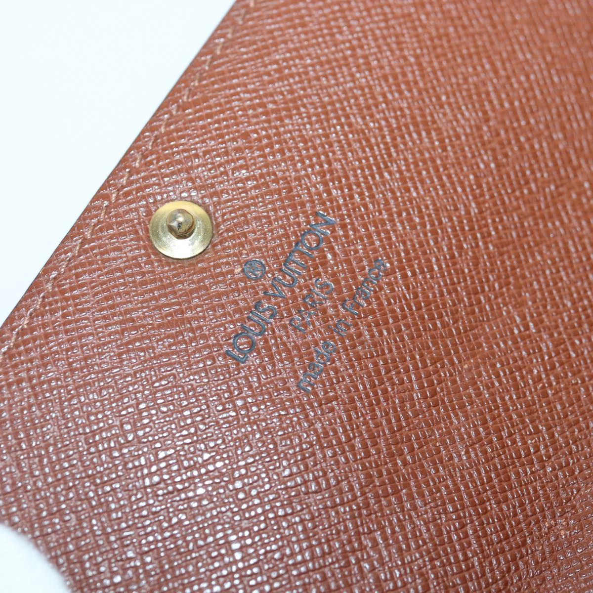 Louis Vuitton Sarah Brown Canvas Wallet