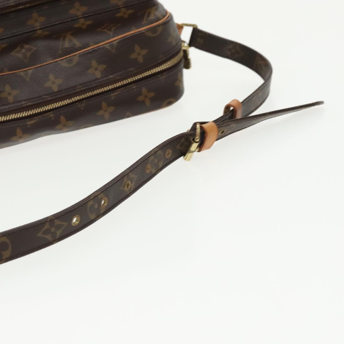 Louis Vuitton Nile Brown Canvas Shoulder Bag
