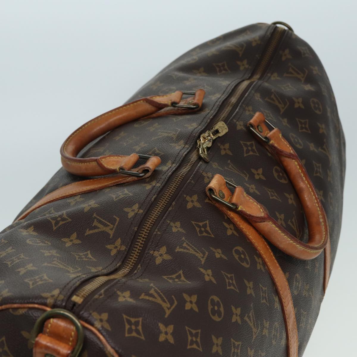 Louis Vuitton Keepall 60 Brown Canvas Travel Bag