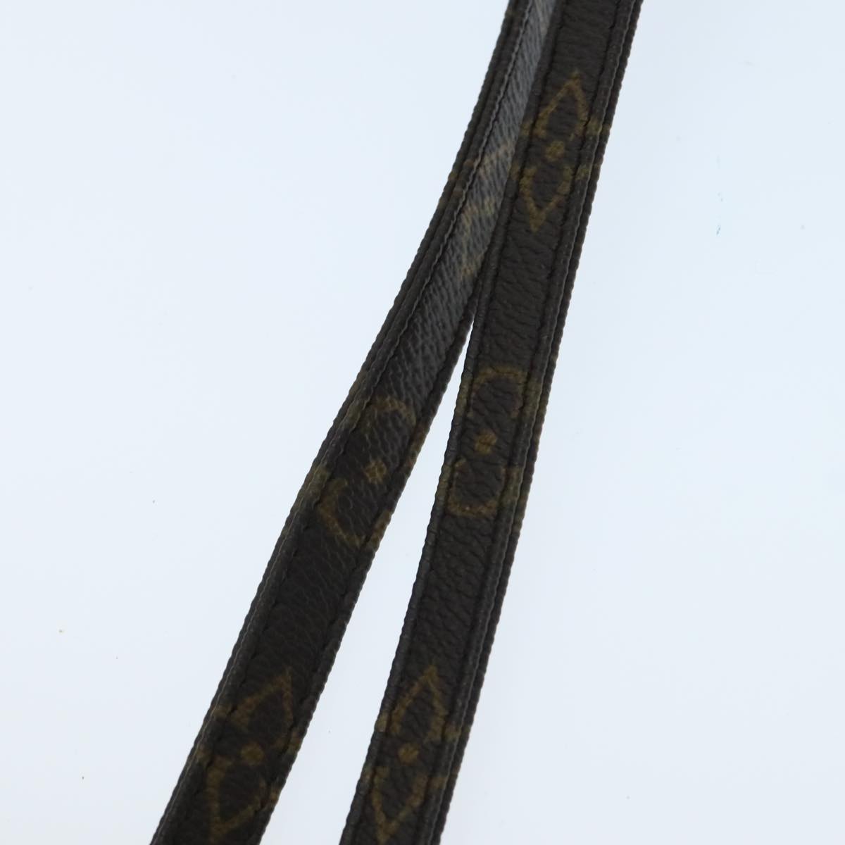 Louis Vuitton Shoulder Strap Brown Canvas Bag Jewelry