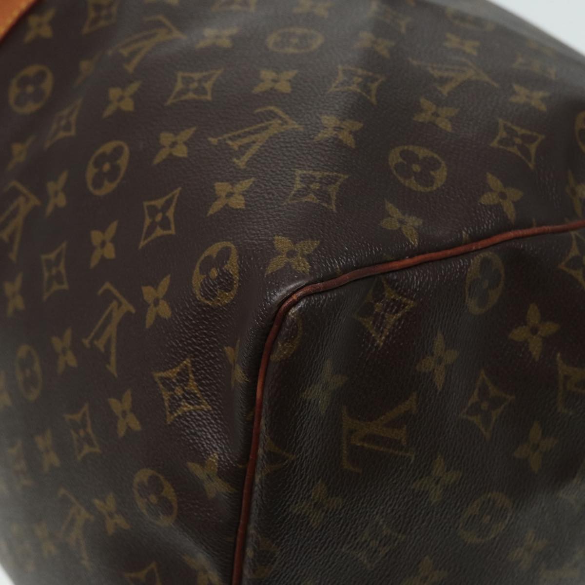 Louis Vuitton Keepall 60 Brown Canvas Travel Bag