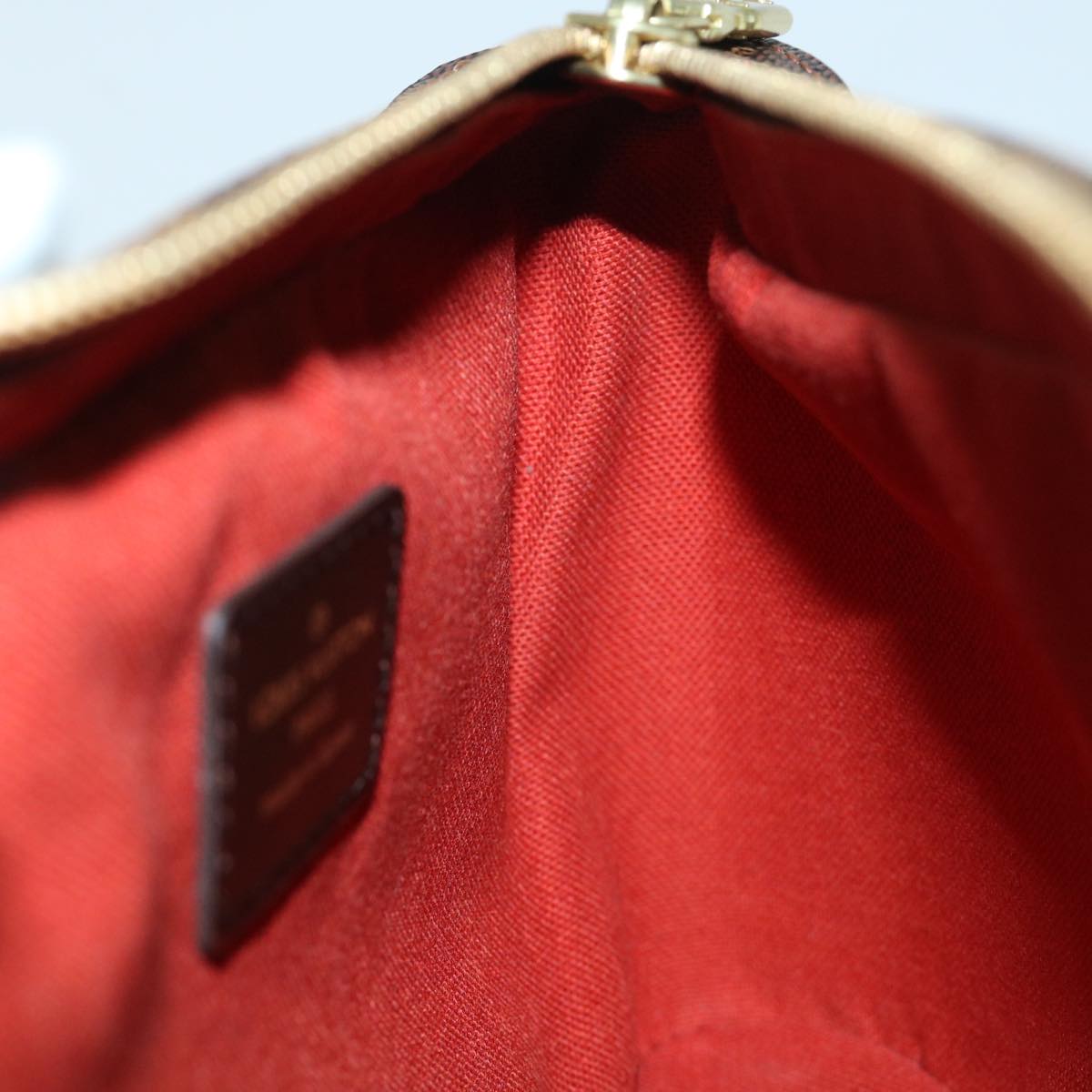 Louis Vuitton Geronimos Brown Canvas Shoulder Bag