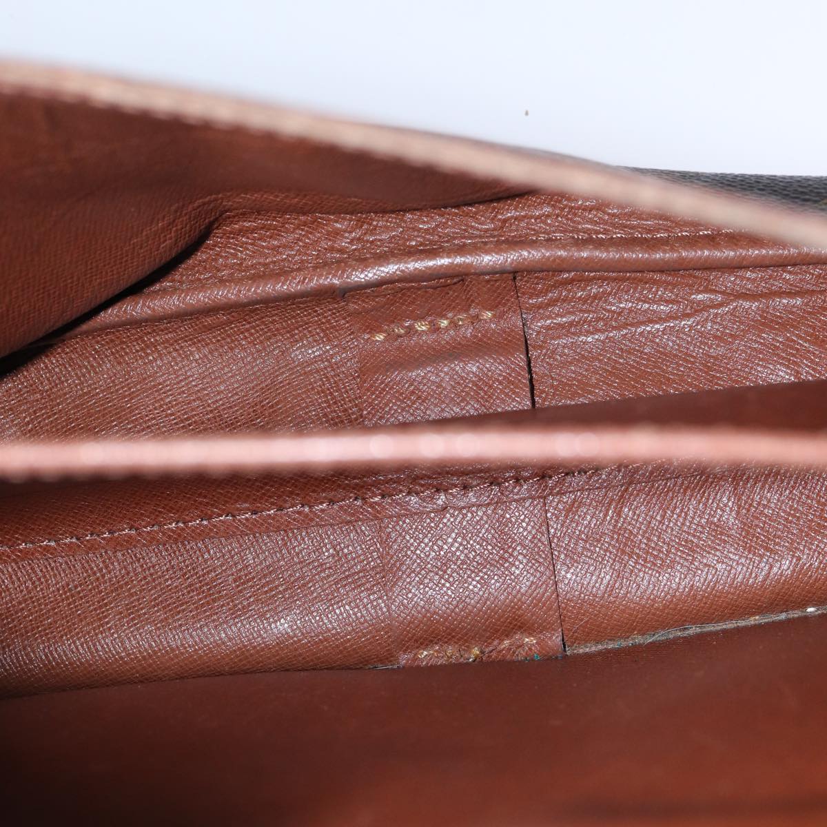 Louis Vuitton Cartouchière 26 Brown Canvas Shoulder Bag