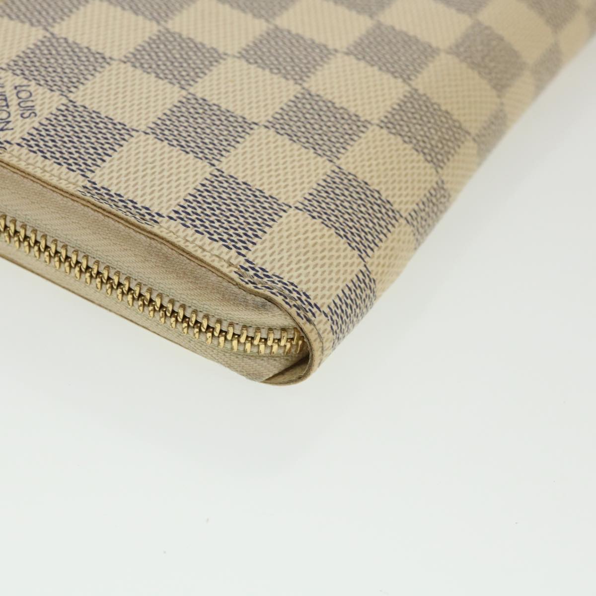 Louis Vuitton Zippy Wallet Turquoise Canvas Wallet