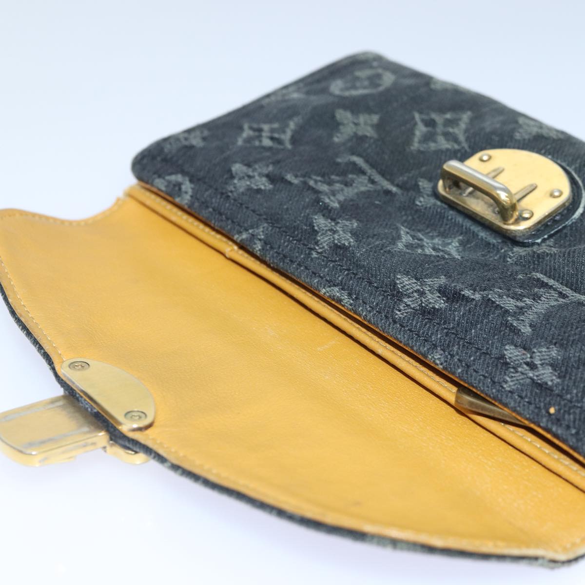 Louis Vuitton Amelia Black Denim - Jeans Wallet
