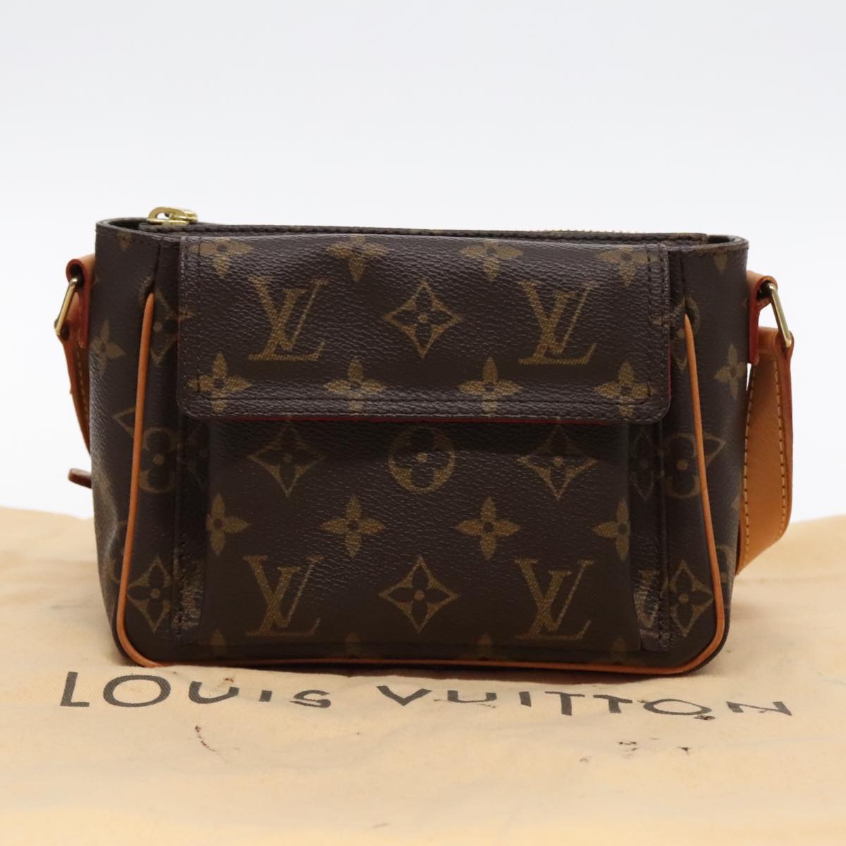 Louis Vuitton Viva Cité Brown Canvas Shoulder Bag