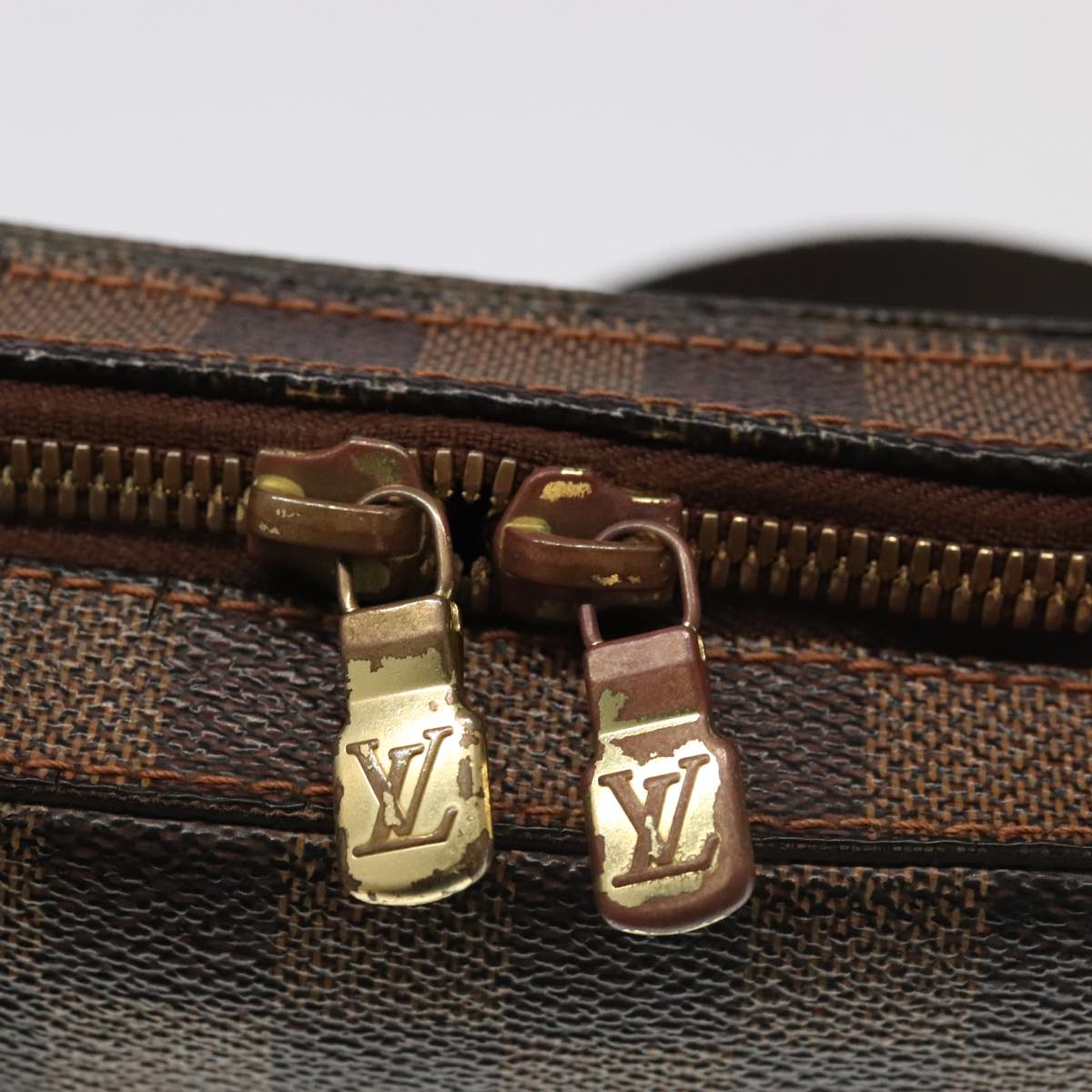 Louis Vuitton Geronimos Brown Canvas Shoulder Bag