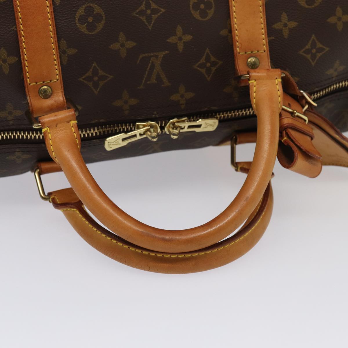Louis Vuitton Keepall 60 Brown Canvas Travel Bag