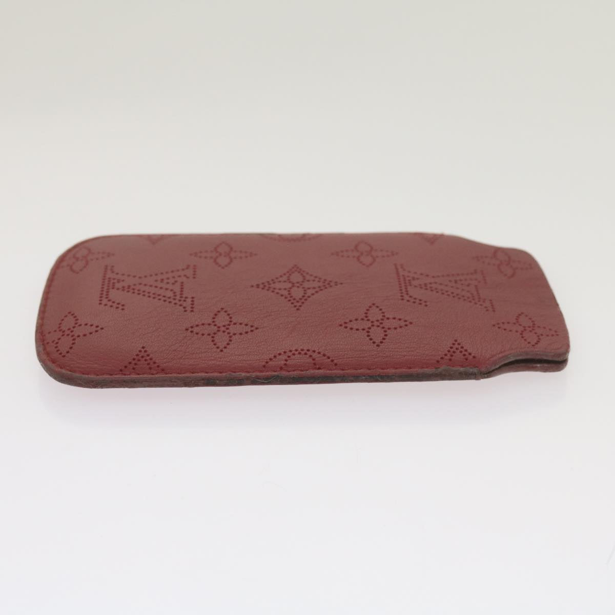 Louis Vuitton Etui Iphone Red Leather Phone Jewelry