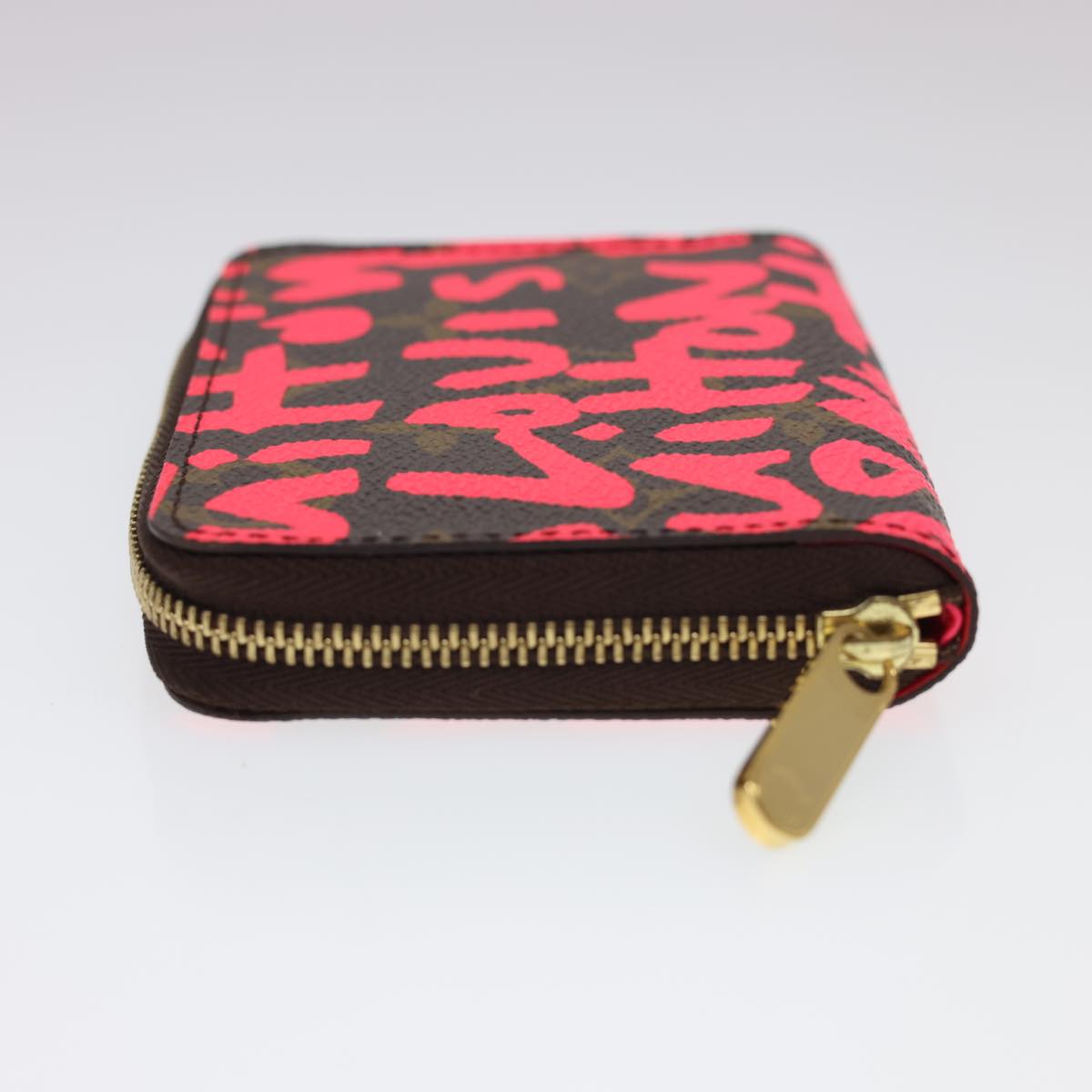 Louis Vuitton Porte Monnaie Zippy Brown Canvas Wallet