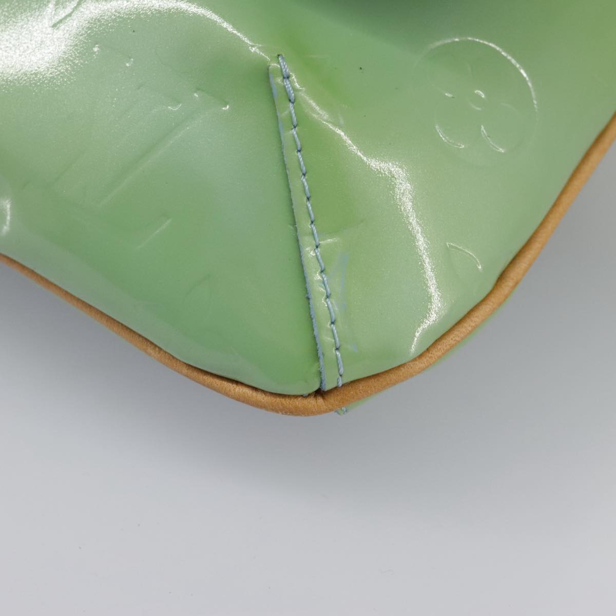 Louis Vuitton Thompson Street Green Patent Leather Shoulder Bag