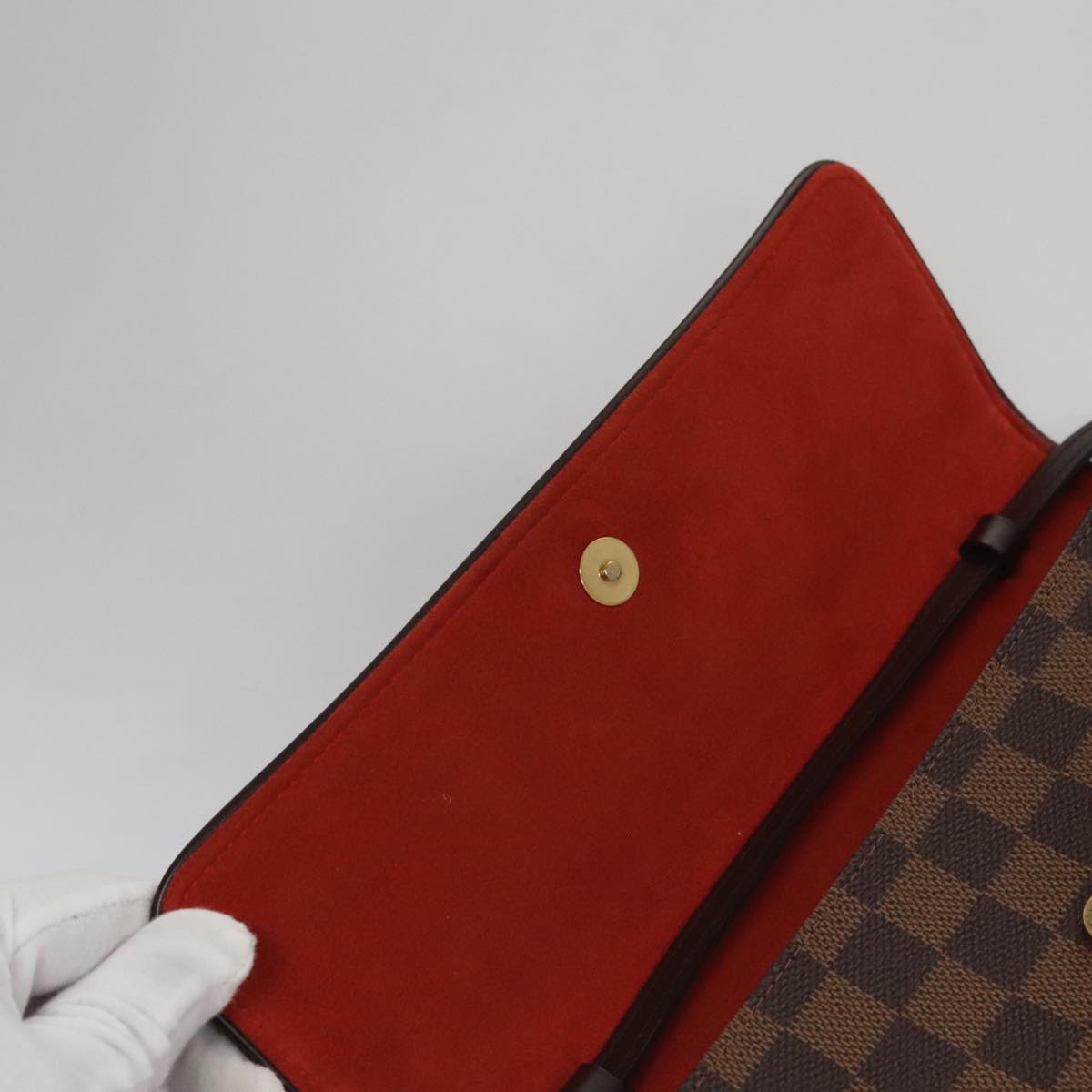Louis Vuitton Twin Brown Canvas Shoulder Bag