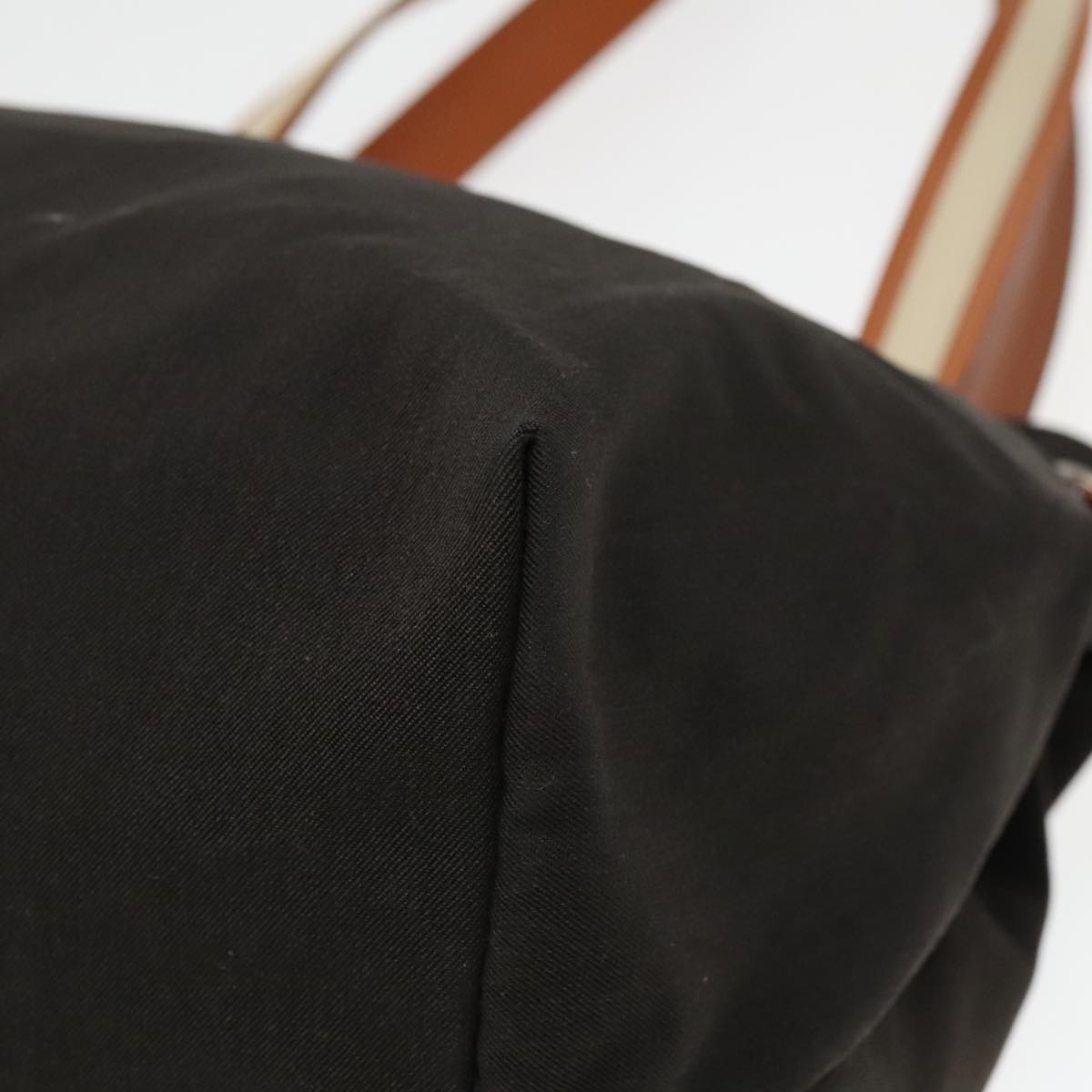 Gucci Khaki Canvas Tote Bag