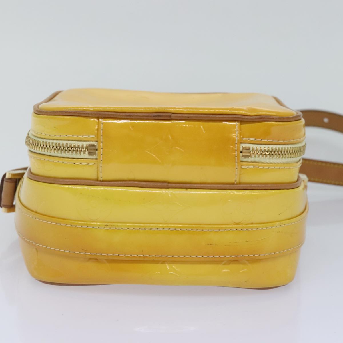 Louis Vuitton Wooster Yellow Patent Leather Shoulder Bag