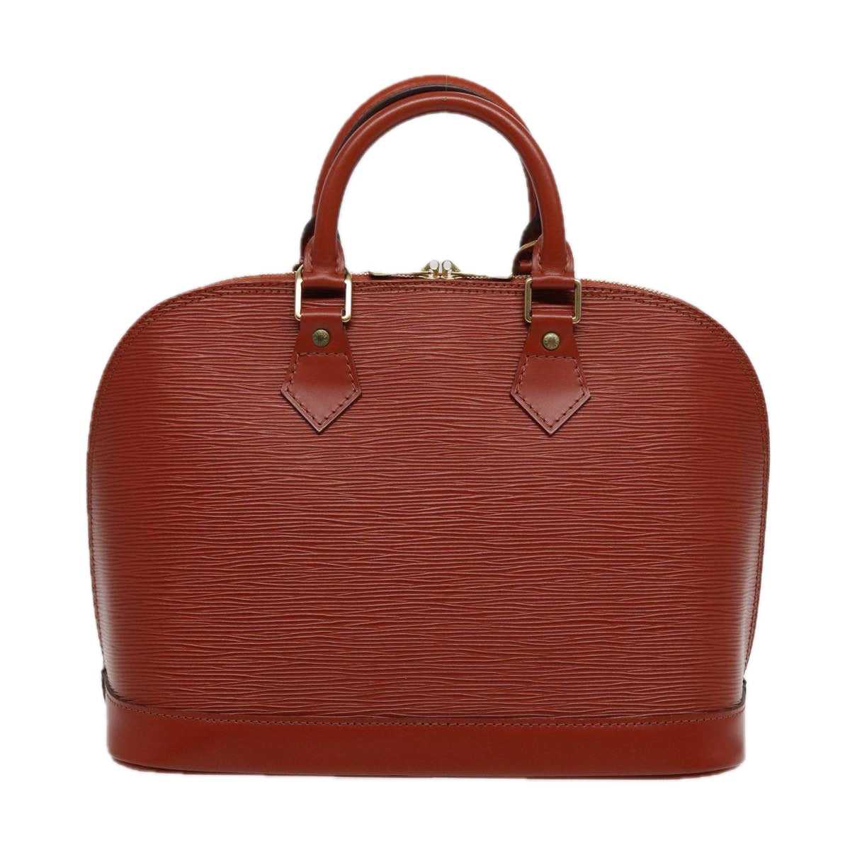 Louis Vuitton Alma Brown Leather Handbag