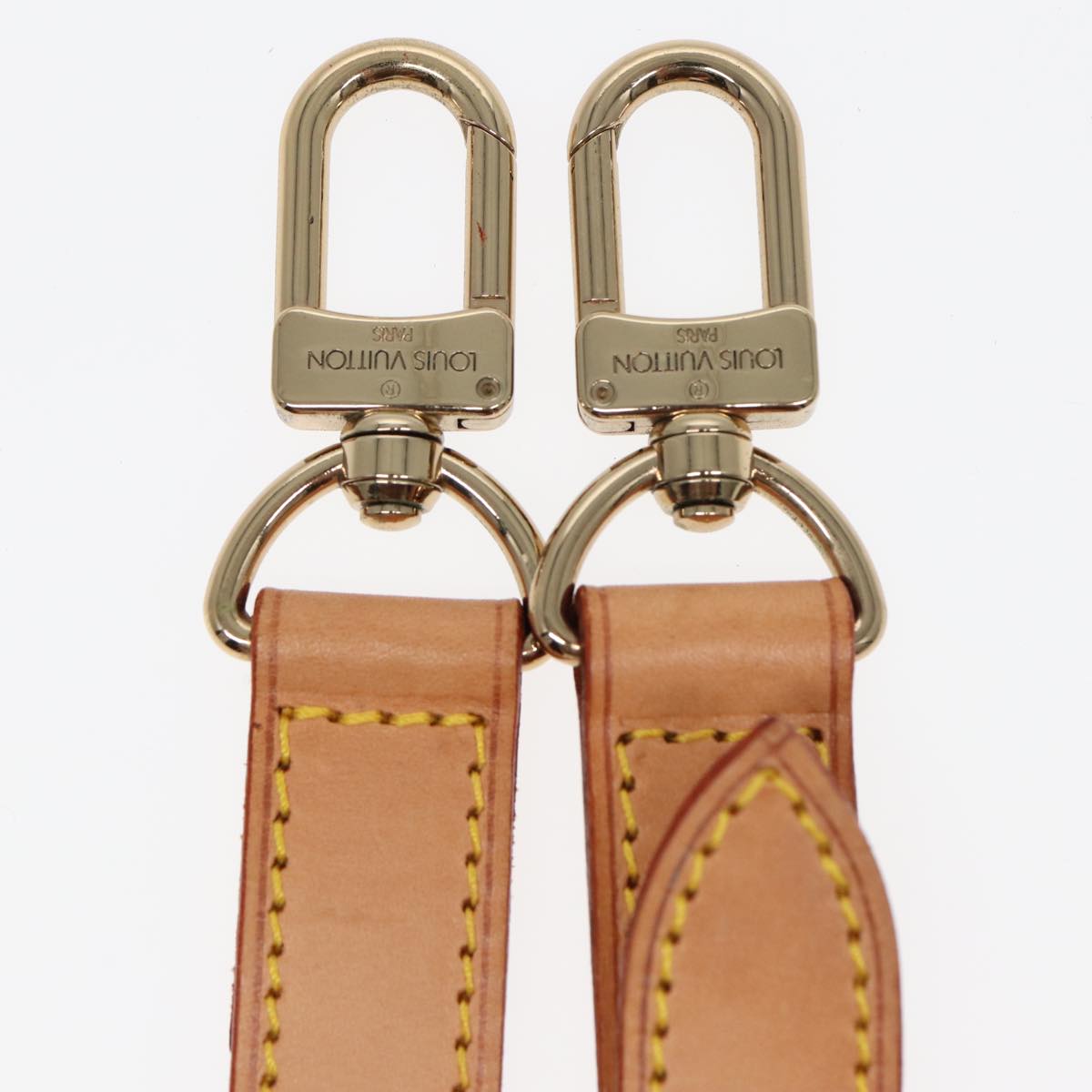 Louis Vuitton Bandoulière De Sac Beige Leather Bag Jewelry