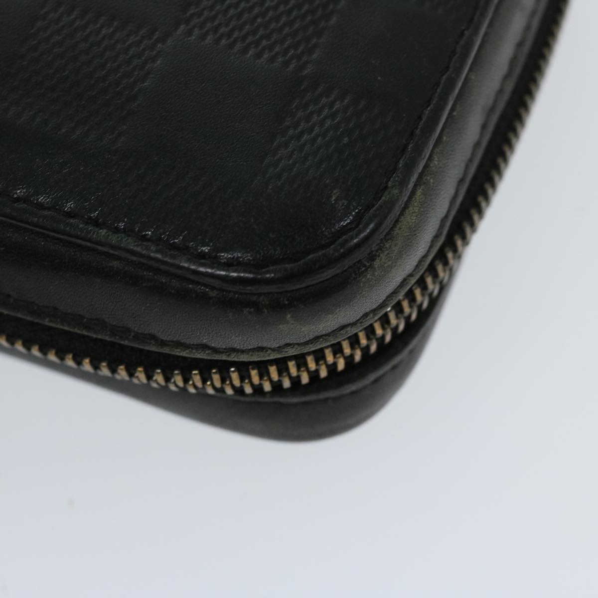 Louis Vuitton Zippy Xl Black Leather Wallet