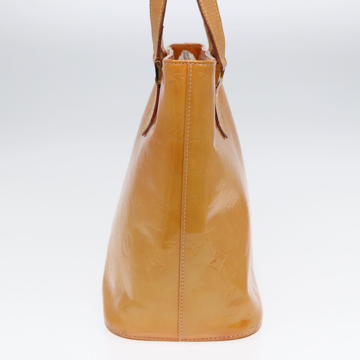 Louis Vuitton Houston Beige Patent Leather Handbag