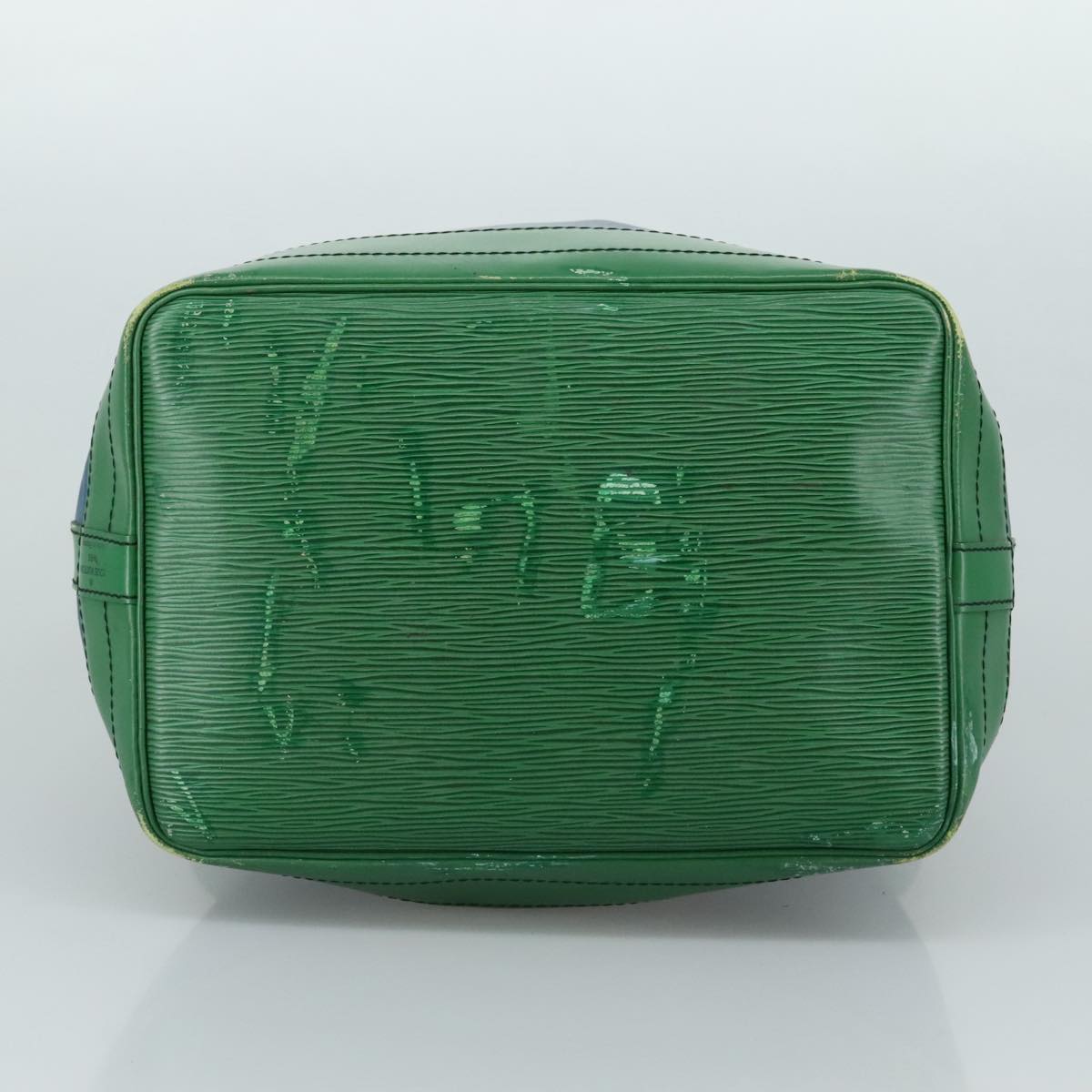 Louis Vuitton Noe Blue Leather Shoulder Bag