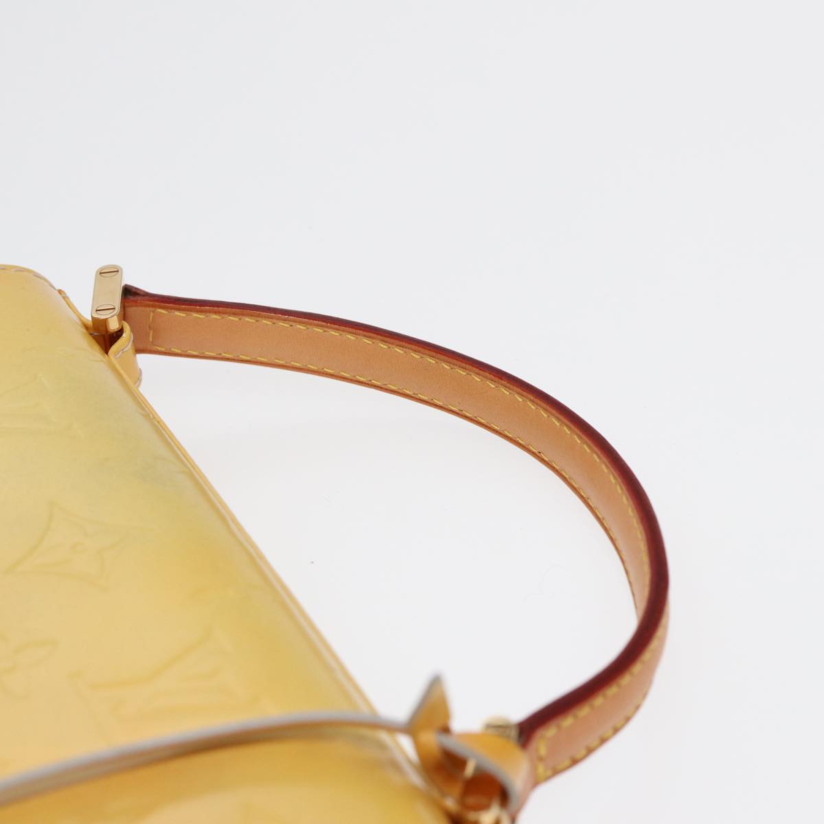 Louis Vuitton Spring Street Yellow Patent Leather Handbag