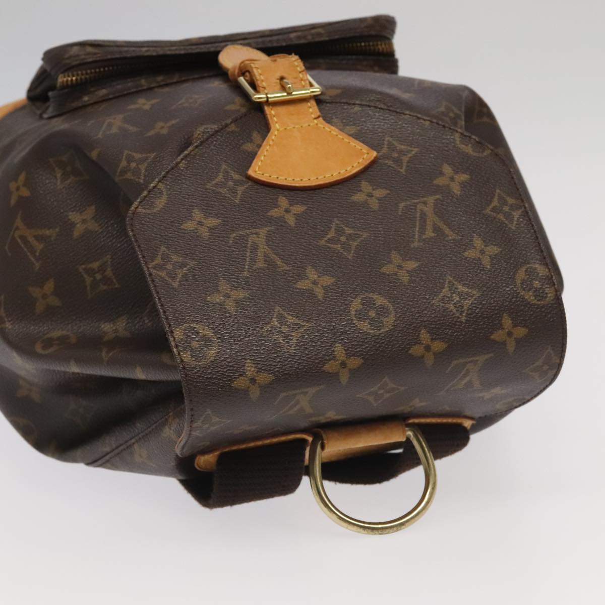 Louis Vuitton Montsouris Brown Canvas Backpack Bag
