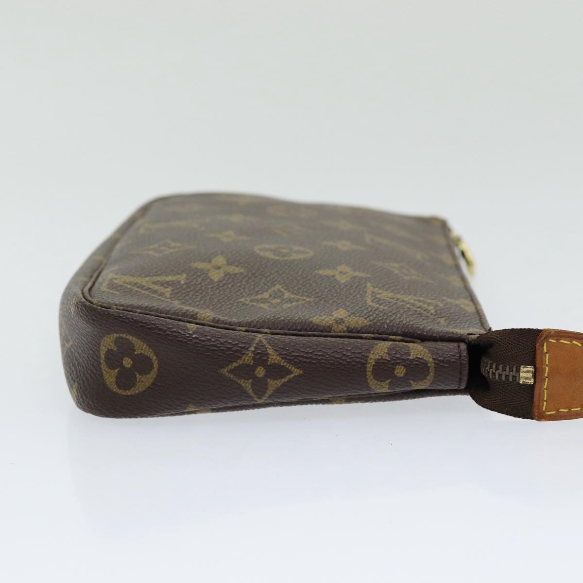 Louis Vuitton Pochette Accessoire Brown Canvas Clutch Bag