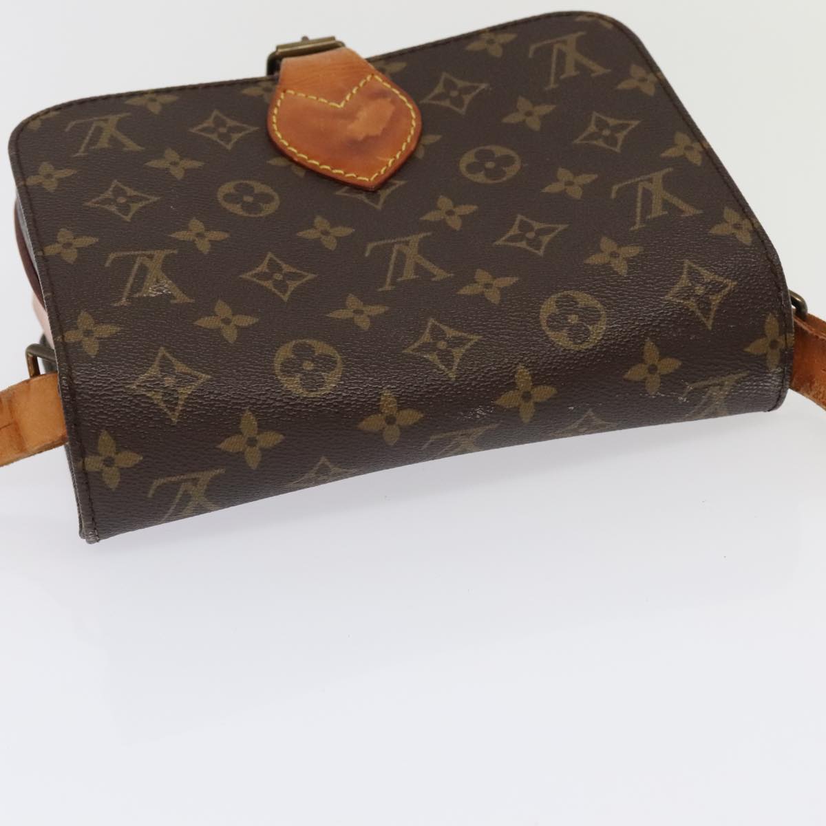 Louis Vuitton Cartouchière Brown Canvas Shoulder Bag