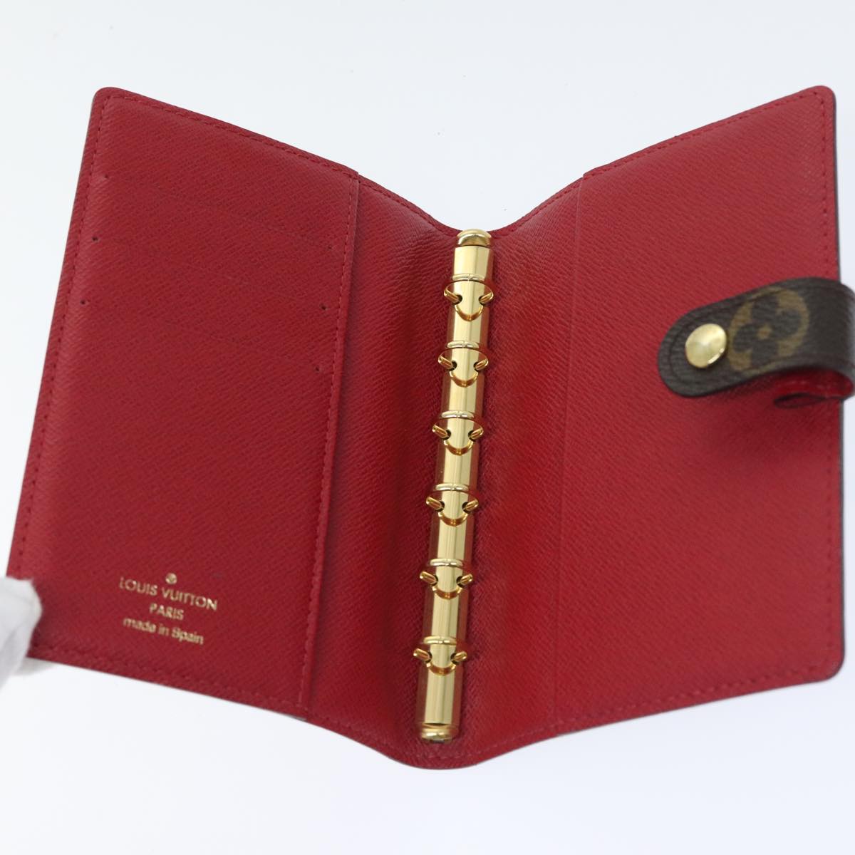 Louis Vuitton Agenda Brown Canvas Wallet