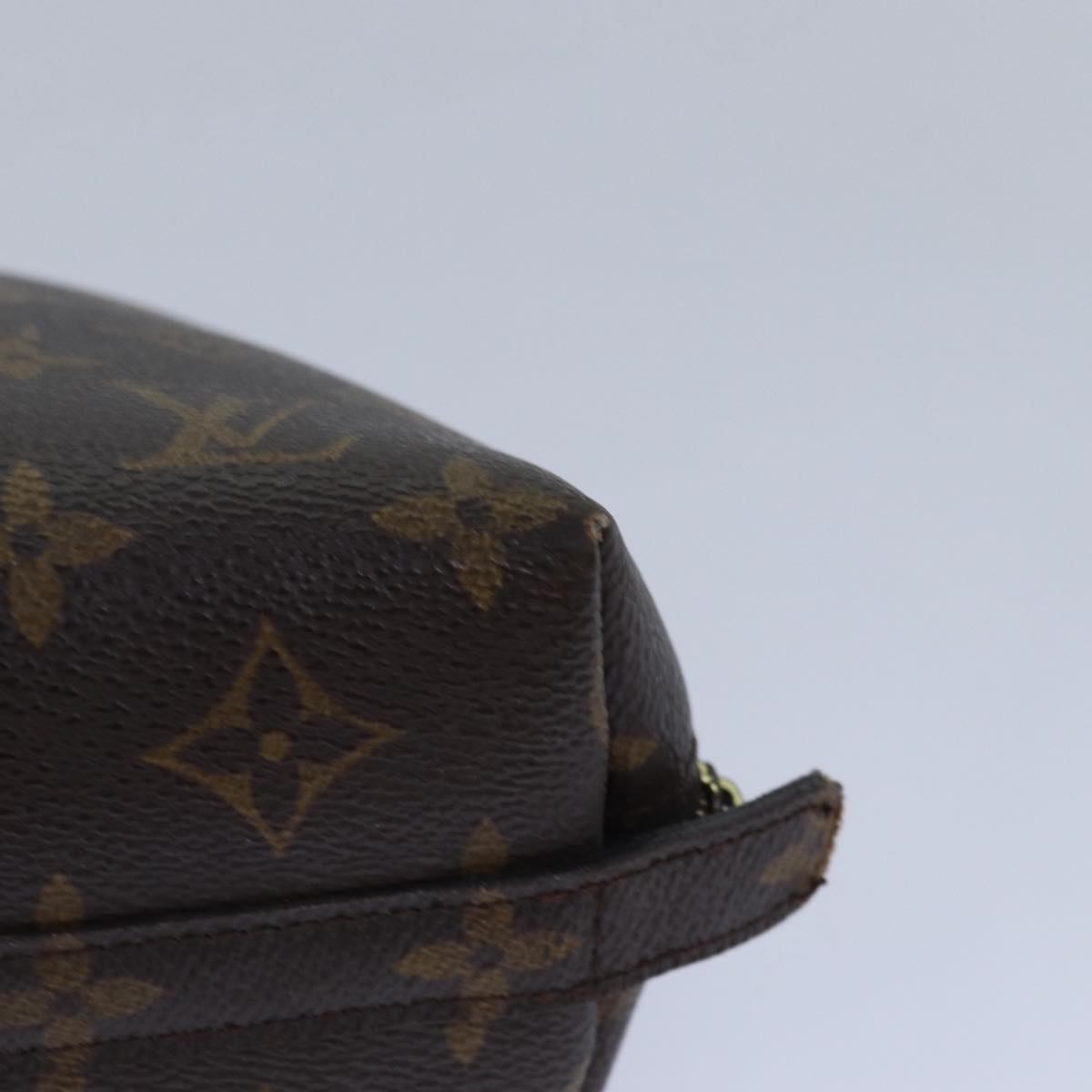 Louis Vuitton Demi Ronde Brown Canvas Clutch Bag