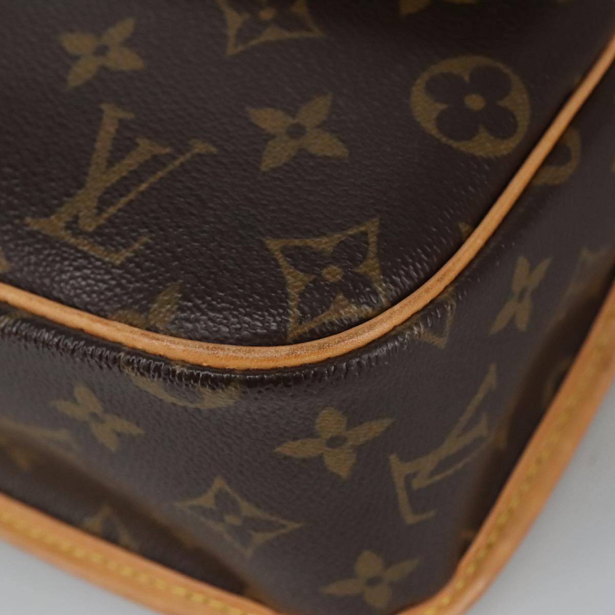 Louis Vuitton Sologne Brown Canvas Shoulder Bag