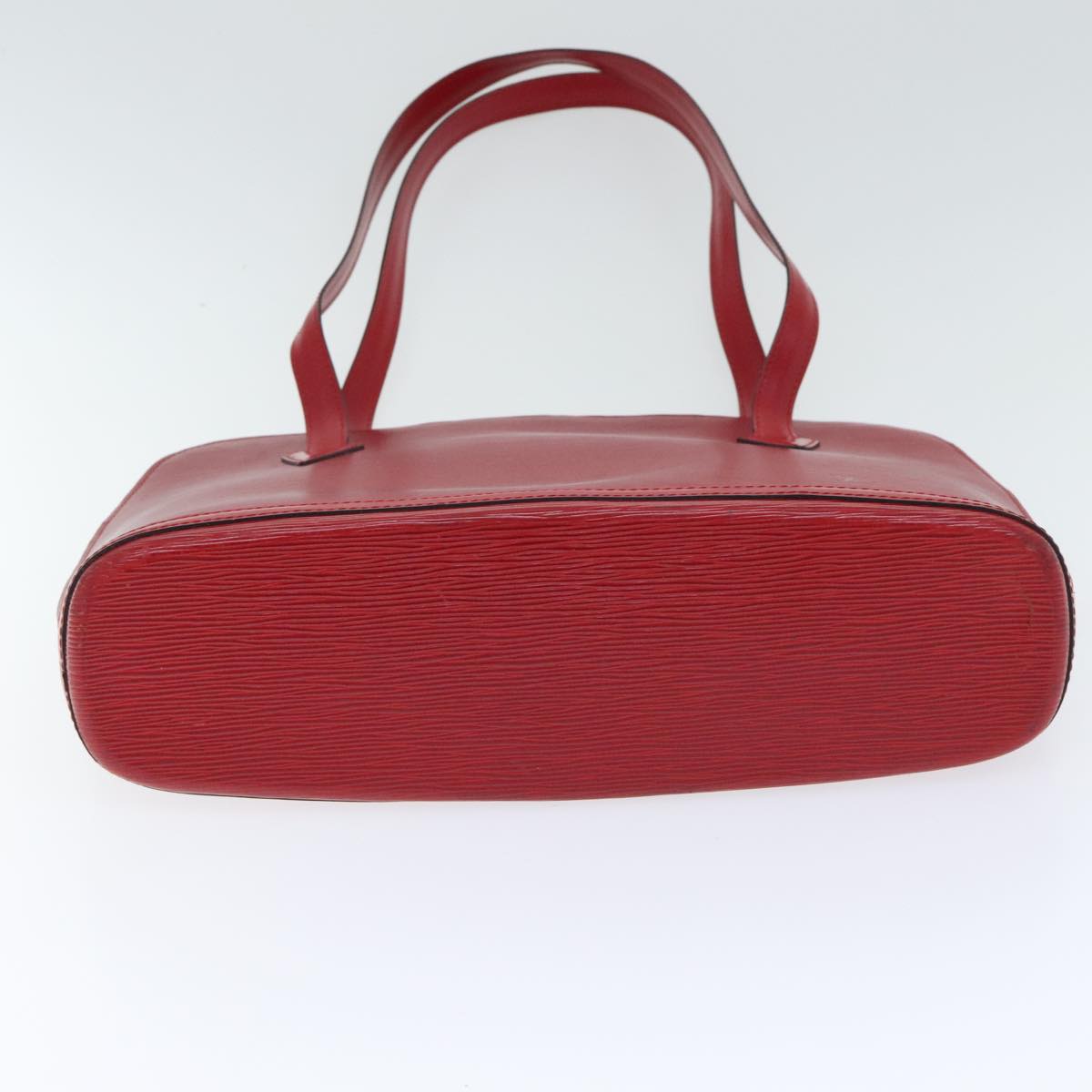 Louis Vuitton Lussac Red Leather Shoulder Bag