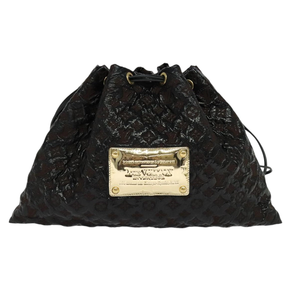 Louis Vuitton Squishy Black Canvas Shoulder Bag